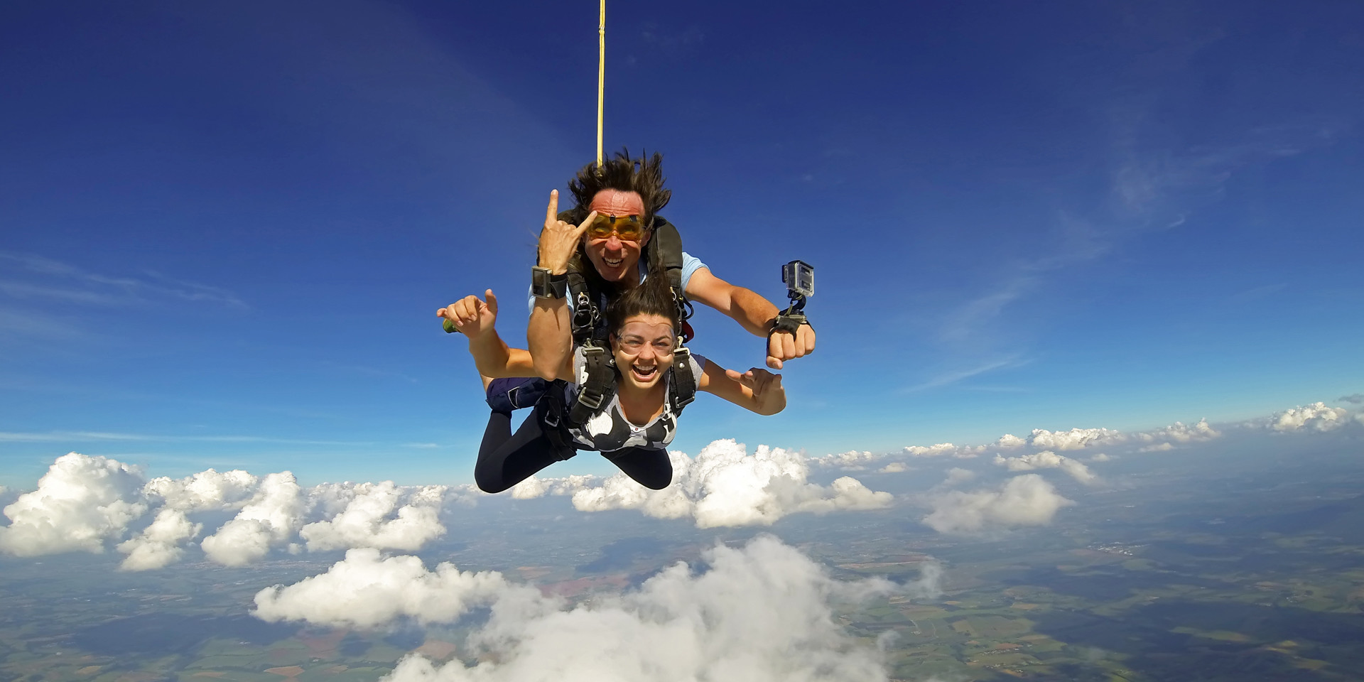 Skydive couple